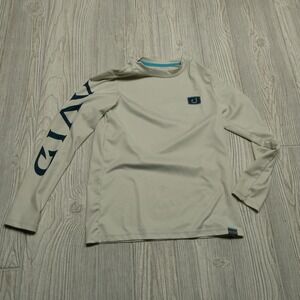 Avid Fishing Sun UV Shirt Size Youth S Long Sleeve Crew Neck Polyester Stretch